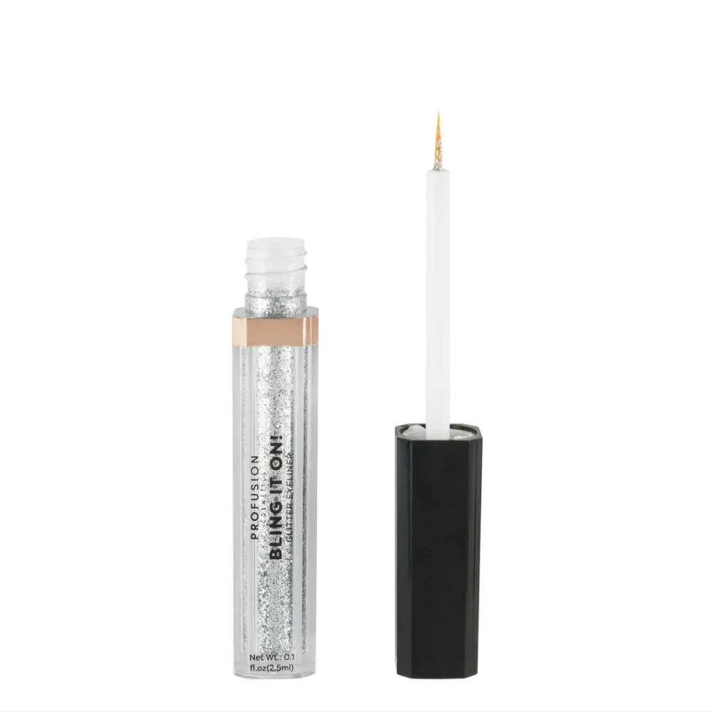 3 x Profusion Cosmetics Bling It On Liquid Glitter Eyeliner, Crystal Diamond